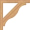 Ekena Millwork Funston Block Smooth Bracket, Western Red Cedar, 3 1/2"W x 36"D x 36"H BKT04X36X36FST05SWR - alternate 3